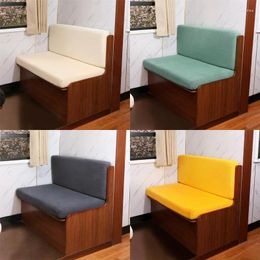 Chair Covers 2pcs/set Elastic RV Sofa Cover Stretch Polar Fleece Dining Cushion Seat Camper Dinette Slipcovers