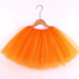 Skirts Women's Fashion Glitter Sequins Mesh Short Skirt Adult Tutu Puffy Mardi Gras Party High Waisted Mini