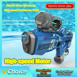 Sand Play Water Fun All electric water gun toys swimming pool games outdoor high-pressure guns childrens summer Q240408