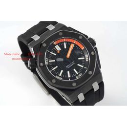 Watches 15707 Designers SUPERCLONE Swiss Brand Zf 13.9Mm Ipf Aaaaa 15706 42Mm Glass Mechanical Carbon Ceramic Wristwatches Men APS Fiber Dive 3120 75439