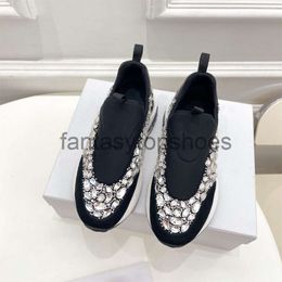 JC Jimmynessity Choo Toe Shoes Pumps Fashion Dress Round Women Crystal Decor Genuine Leather Bota Feminina Size 35-41 WN1S