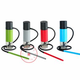 Colourful Cups Style Pipes Kit Dry Herb Tobacco Philtre Hookah Shisha Smoking Silicone Hose Waterpipe CAR Vehicle Portable Hand Innovative Cigarette Bong Holder DHL