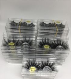 25mm Mink Lashes Dramatic 5D Mink Lashes With Tray Soft Long 3D Faux Mink Eyelashes Crisscross Full Volume Eye Lashes Makeup 6500665