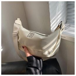 Evening Bags 2024 Vintage Shopper Bag For Woman Shoulder Underarm Casual Ladies Small Purse Nylon Handbags Fashion Hobos