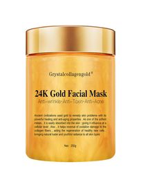 Grystal Collagen Gold Woman039s Facial Face Mask 24K Gold Collagen Peel Off Facial Mask Face Skin Moisturizing Firming8729610