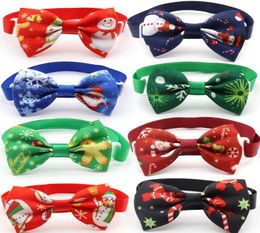 3050 Pcs Pet Dog Bowties Necktie Christmas Holiday Party Dog Bows Accessories For Small Medium Dogs Pet Products Bowtie7678098