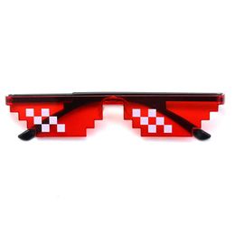 sunglass Sunglasses New sunglasses type of sunglasses pixelated mens brand party glasses mosaic retro glassess unglasses for women designer top quality 15