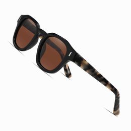 Advanced and Irregular Tr Narrow Frame Polarized Sunglasses Womens Fashion Rice Nail Board Feet Mens