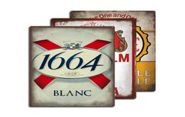 V13 PaintingRetro custom metal sign European beer brand plaque printing bar home shop poster 20CM30CM2052443