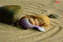 EcoFriendly Everyday Collection Garden Fantasy Figurine Art Works Home Decor Gifts Resin Miniature Mermaid Princess Statue Fairy4827792