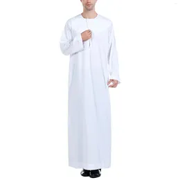 Men's Tracksuits Arab Clothing Muslim Solid Colour Robes Arabic Worship Dress Fashion Suits Man Jacket Suit Slim Fit Mens