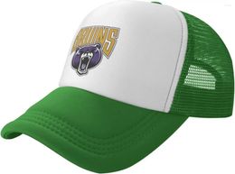 Ball Caps Bellevue University Logo Trucker Hats For Both Men And Women - Mesh Baseball Snapback
