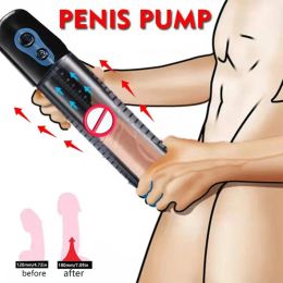 Toys Automatic Penis Enlarger Pump Rechargeable USB Penis Pump Penis Extender Vacuum Pump Penile Enlarger Masturbator Sex Toy for Men