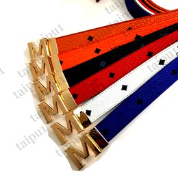 belts for men designer belt for women 3.8 cm belts brand M gold silver black buckle 7 colors genuine leather belt woman man luxury belt bb simon belt riderode