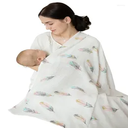 Blankets Summer Quality Baby Swaddle 70% Bamboo Cartoon Printing Carbasus Born Lovely Blanket Bath Towel Bed Sheet Wrap