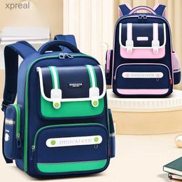 Backpacks New British style shoulder backpacks for primary school children large capacity multi campus schools for boys and girls in grades 1-6 WX