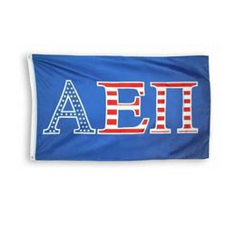 Alpha Epsilon Pi USA Flag 3x5 feet Double Stitched High Quality Factory Directly Supply Polyester with Brass Grommets4793659