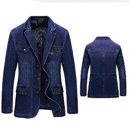 Men's Suits Denim Clothing Suit Jackets Mens Blazers Luxury Jean Coats Windbreaker Type Cowboy Outwear