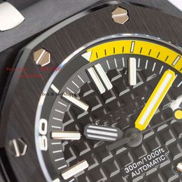SUPERCLONE 15706 Zf APS Men Mechanical Aaaaa Designers Swiss Wristwatches Ipf 15707 Glass Brand Ceramic 13.9Mm Watches Carbon 42Mm Fibre Dive 3120 73703