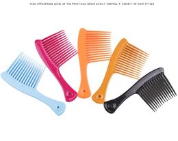 Large wide-toothed comb home hair salon plastic Axe comb curly hair comb oil comb styling tool portable magic brush hairdressing comb