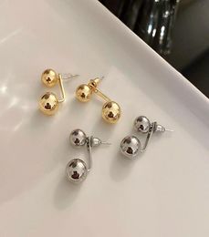 Dangle Chandelier 2021 Contracted Metal Ball Modelling Temperament Women Earrings Fine Trend Geometric Senior Fashion Drop6167429