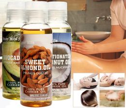 Almond Coconut Castor Avocado Grape Seed Massage Oils Spa Pure Natural Base Esssential Oil Body Hair Skin Care Aromathera Cold Pre3167253