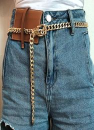 Fashion Elegant Ladies Waist Chain Metal Chain Wild Thin Waistband Women Dress Decoration Belt Bohemian Slim Belt1765685