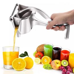 Manual Juice Squeezer Aluminium Alloy Hand Pressure Juicer Pomegranate Orange Lemon Sugar Cane Bar Kitchen Fruit Tool 240429