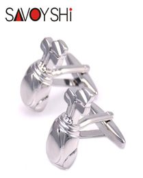 SAVOYSHI Brand Golf Bags Cufflinks for Mens Shirt Cuff Bottons High Quality Novelty Copper Cufflinks Fashion Jewellery Design1473776