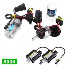 55W 9006 Xenon Bulbs with DC Slim Digital Ballast Universal Car 4300K 6000K 8000K 12000K Replacement Light Bulbs