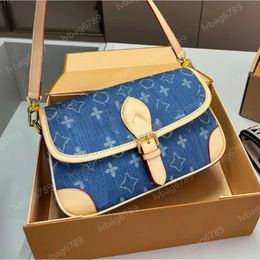 High Quality baguette bag New Hot Sale Vintage Denim tote bags Louiseviutionbag Women designer bag pochette wallet Louiseviutionbags Luxury brandbag