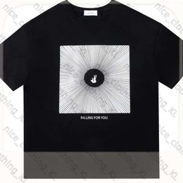 RH Designers Mens Rhude Embroidery T Shirts For Summer Mens Tops Letter Polos Shirt Womens Tshirts Clothing Short Sleeved Large Plus Size 100% Cotton Tees Size S-Xl 130