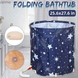 Bathing Tubs Seats Portable bathtub folding bathtub thick shower tub large adult bathtub baby swimming pool insulated home bathroom spa bathtub WX