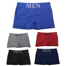 Underpants 3 pieces/batch mens underwear mens underwear breathable mens boxer solid underwear comfortable brand shorts black blue underwear Y240507