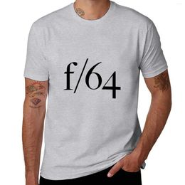 Men's Polos F/64 T-Shirt Kawaii Clothes Sports Fans Hippie Tees Mens Workout Shirts