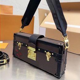 10A Fashion Designer Bag New Luxurys Bag Handbags Women Classic Flower Box Bag Crossbody Fashion Brown Womens Handbag Rvqvw