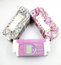 50pcs Whole False Eyelash Money Packaging Cardboard Cash Box Pink Custom Cell Phone Mobile 3d lashes Holography Boxes9302297