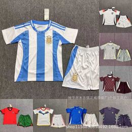 2024 national team Brazil France Portugal England Italy Germany Belgium home and away football jersey childrens clothing