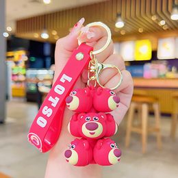 Fashion Cartoon Movie Character Keychain Rubber And Key Ring For Backpack Jewelry Keychain 53017