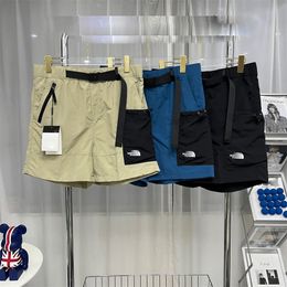 Men's Shorts Designer Work Pants Classic Business Casual Five Pants Comfortable Breathable Summer Velvet Belt Pocket Shorts
