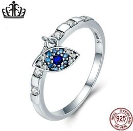 S925 Evil Eyes ring For Women Simple personality Wedding rings of Lovers Sterling Silver Ring Brithday Gift 2020 Newest Fine Jewel5458851