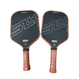 SLK Halo Control XL Power MAX Pickleball Paddle Raw Carbon Fibre A Rev-Core Power Polymer Core 240507