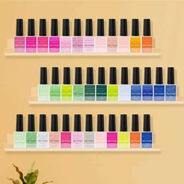 Nail Gel 3 Piece Acrylic Polish Organiser Rack Wall Mounted Essential oil Display Stand Alcohol ink Paint Storage Holder Q240507