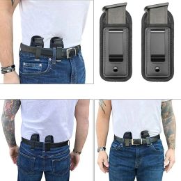 Tactical Concealed Magazine Holster Pouchs 9mm Calibre Hunting Single Stack Mags Bag For G19 17 Magazine Pouchs With Clip