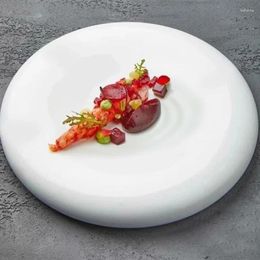 Plates Irregular Ceramic Dinner Decorative Plate Dessert Bowl Sushi Dish Restaurant Tableware Feature