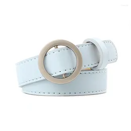 Belts Women Fashion Leather Belt Buckle And Men Waist Thin Black With Box A11
