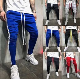 Hirigin Harajuku Fashion Mens Joggers Slim Pencil Pants Hip Hop Streetwear Mens Clthes 2018 Men Pantaloni della tuta Traccia Pant New2738962