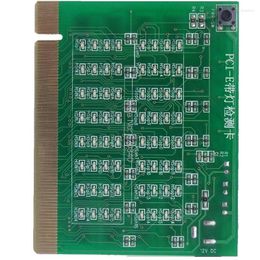 Storage Bags PCI-E 16X 8X PCI Express Slot Tester Card For Motherboard Detect The Southbridge Short Or Open With Light