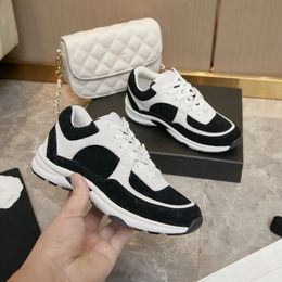 2024 new style summer womens outdoors men casual shoes flat heel fashion luxury new sneaker lace up track low leather run shoe white platform trainer with