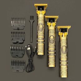 Water Bottles Hair Trimmer Barber Clipper Cordless Cutting Machine Beard Shaving Wireless Electric Razor Men Shaver 2263